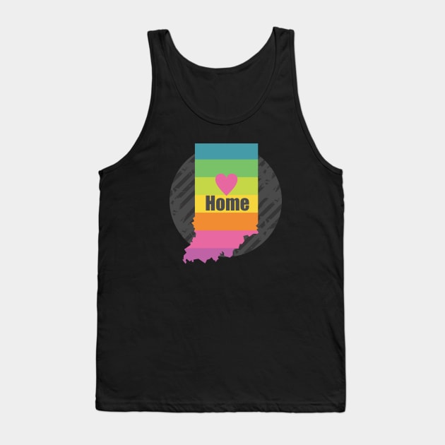 Indiana is my Home Tank Top by Dale Preston Design